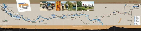 Clutha Gold Trail Map